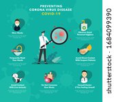 preventing corona virus disease ... | Shutterstock .eps vector #1684099390
