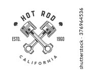 Hot Rod Retro Emblem