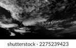 Small photo of Real clouds and sky hi-res texture for design and retouch - abstract photo texture of the real clouds on the black background for adding and editing as a layer in the Screen mode