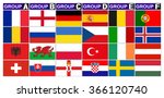 flags football championship are ... | Shutterstock .eps vector #366120740