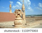 Small photo of Bell tower of the Monastery of Mor Gabriel, the monastery is located near the Midian in the province of Mardin, South East Turkey