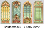 Stained Glass Windows With...