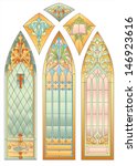 Six Mosaic Stained Glass For...