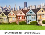 Painted ladies and San Francisco view 