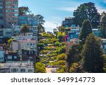 Famous Lombard Street, San Francisco, California, USA