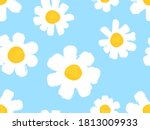 seamless pattern with doodle... | Shutterstock .eps vector #1813009933