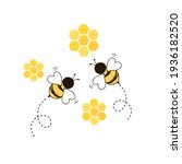 Honeycomb Beehive With Hexagon...