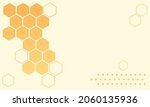 abstract beehive honeycomb with ... | Shutterstock .eps vector #2060135936