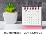 October 2021 Desk Calendar On...