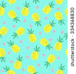     Seamless Pineapple Pattern. ...
