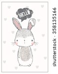 Cute Bunny Illustration For...