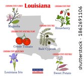 Louisiana. Set Of Usa Official...