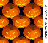 halloween seamless background... | Shutterstock .eps vector #319322849