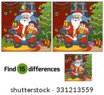 find differences game  santa... | Shutterstock .eps vector #331213559