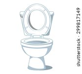 Toilet  Vector Illustration
