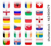 set of 24 ui icons flags for... | Shutterstock .eps vector #463404479