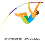 Pole Vaulter Clipart Illustration Free Stock Photo - Public Domain Pictures