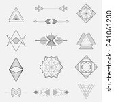 set of geometric shapes ... | Shutterstock .eps vector #241061230