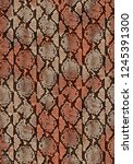 Abstract Snake Skin Pattern