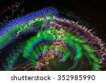 light painting by the camera... | Shutterstock . vector #352985990