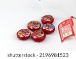 Small photo of Germany, Berlin, 30.8.2022: Babybel special edition with Disney characters