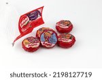 Small photo of Germany, Berlin, 30.8.2022: Babybel special edition with Disney characters