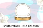 golden winners podium for... | Shutterstock .eps vector #2151215089