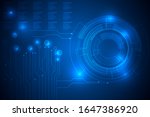 security technology abstract.... | Shutterstock .eps vector #1647386920