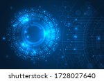 cyber security technology... | Shutterstock .eps vector #1728027640