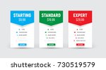 set of vector white price... | Shutterstock .eps vector #730519579
