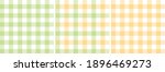 gingham patterns in pastel... | Shutterstock .eps vector #1896469273