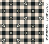 gingham check plaid pattern.... | Shutterstock .eps vector #1998492470