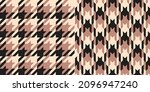 Houndstooth Check Plaid Pattern ...