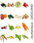 isolate vegetables vitamins... | Shutterstock . vector #230313940