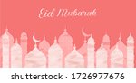 eid mubarak islamic design... | Shutterstock . vector #1726977676