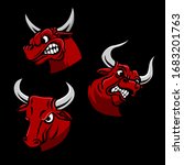 angry bull mascot illustration. ... | Shutterstock .eps vector #1683201763
