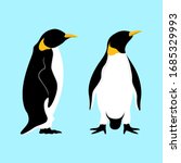 penguin mascot illustration.... | Shutterstock .eps vector #1685329993