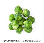 Brussel Sprouts Isolated On...