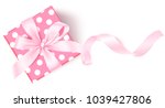 Vector Gift Box With Pink Bow...