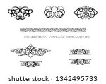  lack ornament elements on a... | Shutterstock .eps vector #1342495733