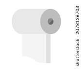 Toilet Paper Flat Clipart...