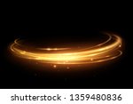 gold light circle | Shutterstock .eps vector #1359480836