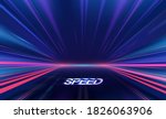abstract speed lights motion... | Shutterstock .eps vector #1826063906
