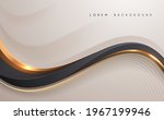 abstract black white and gold... | Shutterstock .eps vector #1967199946