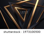 abstract black and gold... | Shutterstock .eps vector #1973100500