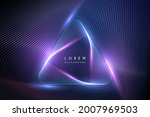 abstract neon color lines... | Shutterstock .eps vector #2007969503