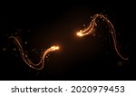 abstract golden light motion... | Shutterstock .eps vector #2020979453