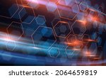 abstract technology hexagonal... | Shutterstock .eps vector #2064659819
