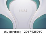abstract luxury white green and ... | Shutterstock .eps vector #2067425060