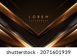 abstract black and gold... | Shutterstock .eps vector #2071601939